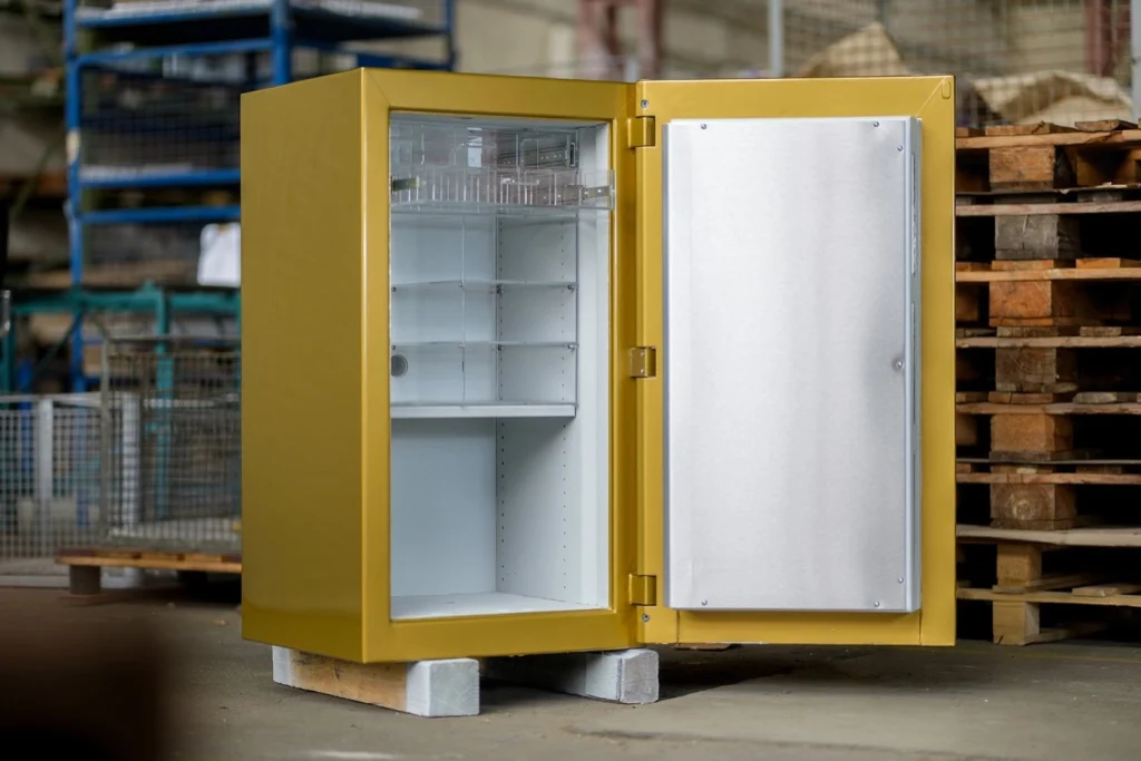 Euroline Safe Gold Edition KB mit geöffneter Tür